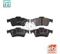 Brake Pads Set fits RENAULT ESPACE Mk4 Rear 2002 on 7701206609 7701207767 Febi