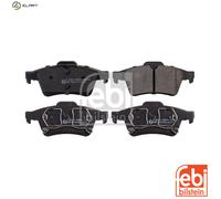 Brake Pads Set fits RENAULT ESPACE Mk4 Rear 2002 on 7701206609 7701207767 Febi