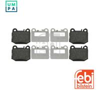 Brake Pads Set fits MERCEDES ML500 W163 5.0 Rear 01 to 05 A1634200720 Febi New