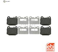 Brake Pads Set fits MERCEDES ML500 W163 5.0 Rear 01 to 05 A1634200720 Febi New