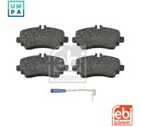 BRAKE PAD SET DISC BRAKE 16439 FOR MERCEDES-BENZ M 166.940 1.4LM 166.991 1.9L