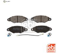 Brake pads Front Axle 16441 FEBI BILSTEIN for RENAULT NISSAN CITROËN