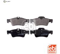 Brake Pads Set fits MERCEDES E240 S211, W211 2.6 Rear 02 to 09 A0004230230 Febi
