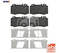 Brake Pads Set fits MERCEDES S320 W220 Front 3.2 3.2D 98 to 05 A0034205820 Febi