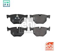 Brake Pads Set fits BMW 520 E60, E61 2.0 Rear 07 to 10 34212339276 34212339277