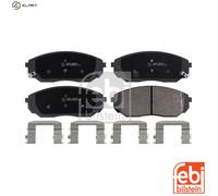 Brake Pads Set fits KIA SORENTO Mk1 3.5 Front 02 to 11 G6CU 581013ED00 Febi New