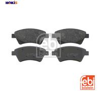 Brake Pads Set fits RENAULT KANGOO 1.9D Front 2000 on F9Q790 410601241R Febi New