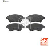 Brake Pads Set fits RENAULT KANGOO 1.9D Front 2000 on F9Q790 410601241R Febi New