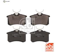 Brake Pads Set fits SKODA Rear 1E0698451 JZW698451 1JD698451 JZW698451A Febi New