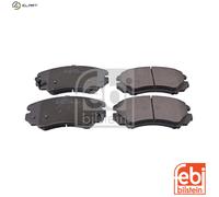 FEBI 16489 BRAKE PAD SET DISC BRAKE Front