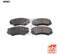 FEBI 16489 BRAKE PAD SET DISC BRAKE Front