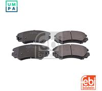 FEBI 16489 BRAKE PAD SET DISC BRAKE Front
