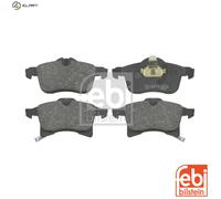 BRAKE PAD SET DISC BRAKE 16491 FOR VAUXHALL ZAFIRA/Mk/II CORSA/III/VAN ADAM 1.0L