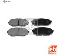 Febi Bilstein Brake Pads 16496 - Front - Premium High Performance - Fits Mazda MX-5 1990-1994