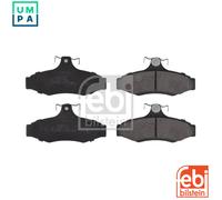 FEBI BILSTEIN Brake Pad Set 16507 - Rear Axle Disc Brake for Daewoo Nubira Saloon/Wagon