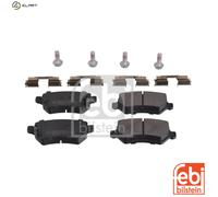 FEBI BILSTEIN BRAKE PAD SET, DISC BRAKE REAR KIA OPEL VAUXHALL ASTRA ASTRA G CLA