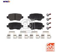 FEBI BILSTEIN BRAKE PAD SET, DISC BRAKE REAR KIA OPEL VAUXHALL ASTRA ASTRA G CLA