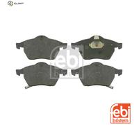 Brake pads Front Axle 16513 FEBI BILSTEIN for SAAB OPEL