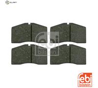 Ferdinand Bilstein Front Brake Pad Set 16514 - Fits Porsche 911 Carrera/993 (351 949 00)