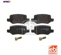 Brake Pads Set fits MERCEDES VANEO 414 1.6 Rear 02 to 05 M166.961 A1684200420