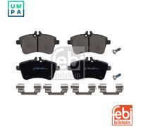 febi bilstein 16529 Brake Pad Set with additional parts, 1 unit