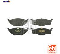 BRAKE PAD SET DISC BRAKE 16530 FOR VW ANY/AYZ 1.2L 3cyl LUPO