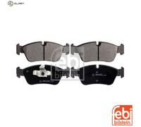 Brake Pad set 16531 by Febi Bilstein Front Axle - Single set