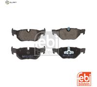 FEBI 16533 BRAKE PAD SET DISC BRAKE Rear