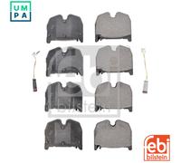 Brake Pads Set fits MERCEDES SL55 AMG R230 5.5 Front 02 to 12 M113.992 Febi New