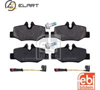 Brake Pads Set fits MERCEDES VITO W639 2.2D Rear 2003 on A0004216210 A0014211010