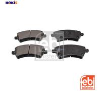 Brake Pads Set fits TOYOTA COROLLA E11, E12 2.0D Front 00 to 07 1CD-FTV Febi New