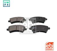 Brake Pads Set fits TOYOTA COROLLA E11, E12 2.0D Front 00 to 07 1CD-FTV Febi New