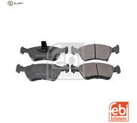 Brake Pads Set fits TOYOTA AVENSIS 1.6 Front 97 to 03 0446505020 0446505030 Febi