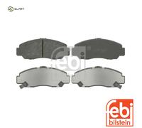 Brake Pads Set fits HONDA FR-V BE5 2.2D Front 2005 on N22A1 06450SEAJ00 Febi New