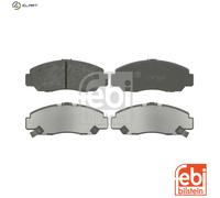 Brake Pads Set fits HONDA FR-V BE5 2.2D Front 2005 on N22A1 06450SEAJ00 Febi New