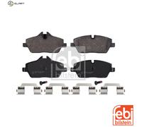 FEBI 16559 BRAKE PAD SET DISC BRAKE Front
