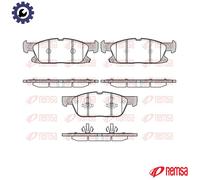 REMSA 1657.02 Brake pad set