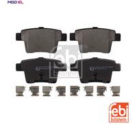 Brake Pads Set fits FORD MONDEO 3.0 Rear 04 to 07 1356392 ME4S7J2M008AB 1521329