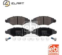 BRAKE PAD SET DISC BRAKE 16575 FOR PEUGEOT 206+ 106/II/Van/Hatchback CITROEN