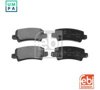 BRAKE PAD SET DISC BRAKE 16577 FOR TOYOTA COROLLA/FIELDER/ALLEX/SPACIO/Verso