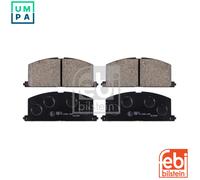 FEBI 16581 BRAKE PAD SET DISC BRAKE Front