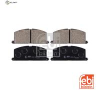 FEBI 16581 BRAKE PAD SET DISC BRAKE Front
