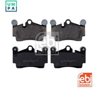 Brake Pads Set fits PORSCHE CAYENNE 9PA 4.8 Rear 07 to 10 95535293900 Febi New