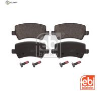 Brake pads Rear Axle 16625 FEBI BILSTEIN for LAND ROVER FORD VOLVO