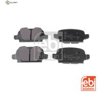 Brake Pads Set Rear 16626 Febi 093178789 093190218 093188452 1605085 1605397 New
