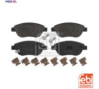 Ferdinand Bilstein Brake Pad Set 16630 – Front for Opel Corsa D 1.3D (06–14) 093189816 93189816
