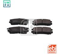 Brake Pads Set fits OPEL FRONTERA A, B Rear 92 to 04 009192180 1605019 09192180