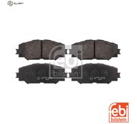 FEBI 16650 BRAKE PAD SET DISC BRAKE Front