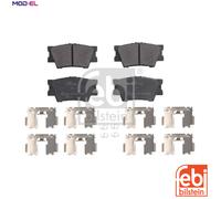 Brake pads Rear Axle 16651 FEBI BILSTEIN for TOYOTA LEXUS