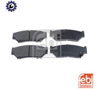 Brake Pads Set fits SUZUKI GRAND VITARA Mk1 2.0D Front 01 to 05 RHW Febi Quality